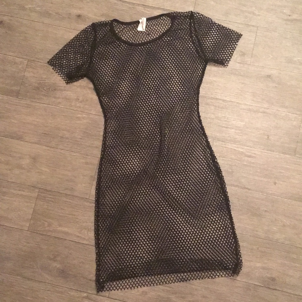Black Fish net dress..